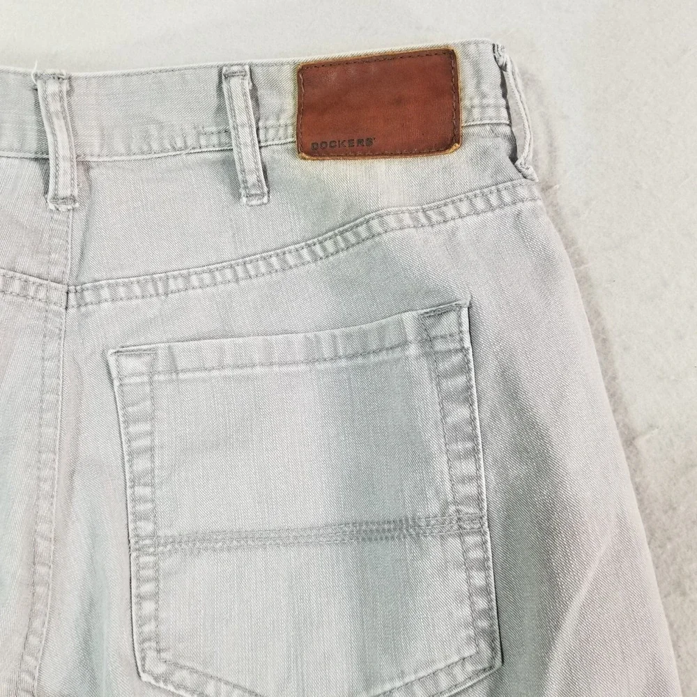 Levi's Docker jeans men's 36x29 Gray relaxed fit denim pants